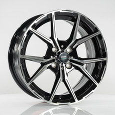 Диск R15 4x100 6,5J ET36 D60,1 Megami MGM-22 BKF