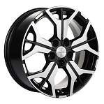 Диски Khomen R17 5x114,3 7J ET39 D60,1 Khomen KHW1715 ( 17 ZV RAV4) Black-FP