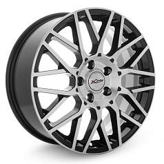 Диск R17 4x100 7,0J ET37 60,1 X'trike X-131 BK/FP