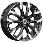 Диски K&K R17 5x100 6,5J ET38 D57,1 K&K Морейн (КС1046) алмаз чёрный