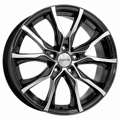 Диск R17 5x120 7,5J ET34 D72,6 K&K Твист (КС697) Алмаз черный