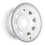 R16 6x139,7 8J ET10 D110 OFF-ROAD Wheels Диск усиленный Toyota Nissan стальной White (треуг.)