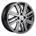 Диски Khomen R16 4x100 6J ET50 D60,1 Khomen KHW1609 (16_Vesta/Largus) G-Silver