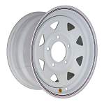 Диски OFF-ROAD Wheels R15 5x139,7 7J ET25 D98,5 OFF-ROAD Wheels Диск усиленный ВАЗ НИВА стальной White (треуг.)