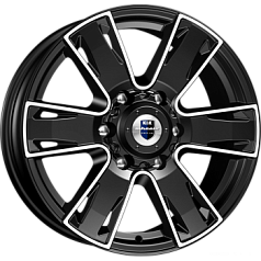 Диск R17 6x139,7 7J ET38 D67,1 К&К Севенна (КC726) алмаз черный