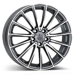 Диски MAK R17 5x112 7,5J ET48 D66,6 MAK Komet Gun Metallic Mirror Face
