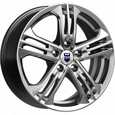 Диск R15 5x114,3 6J ET46 67,1 K&K Trinity-оригинал (КС615) дарк платинум 