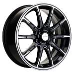 R17 4x100 6,5J ET44 D54,1 Khomen KHW1707 (Rio I_II/Solaris I_II) Black-FP