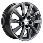 R15 5x105 6J ET39 D56,6 Khomen KHW1507 (Chevrolet Aveo) Gray