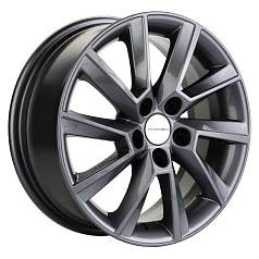 Диск R15 5x105 6J ET39 D56,6 Khomen KHW1507 (Chevrolet Aveo) Gray