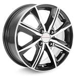 Диски Rapid R15 4x100 6J ET40 D60,1 Rapid Арнар-оригинал (КС890) Алмаз черный SK