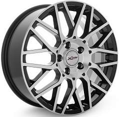 Диск R17 4x100 7,0J ET43 60,1 X'trike X-131 BK/FP