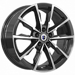 R17 5x114,3 7,5J ET45 D67,1 К&К Меренге (КС902) алмаз чёрный 