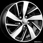 R16 5x112 6,5J ET50 D57,1 K&K КС741(ZV 16_Golf) алмаз черный