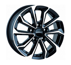 Диск R18 5x114,3 7,5J ET45 D60,1 Dezent KS black polished