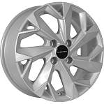 Диски Khomen R14 4x100 5,5J ET46 D54,1 Khomen KHW1402 (Changan Alsvin) F-Silver