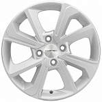 Диски Khomen R15 4x100 6J ET48 D54,1 Khomen KHW1501 (Kia Rio I) F-Silver