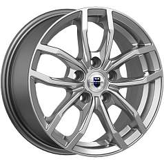 Диск R15 5x108 6,5J ET50 D63,35 K&K Фрост (КС1048) дарк платинум