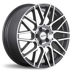Диск R18 5x108 7,5J ET45 D67,1 X'trike X-133 BKM/FP