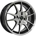 Диски Megami R15 5x100 6J ET38 D57,1 Megami MGM-5 BKF