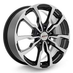 Диск R16 5x108 6,5J ET43 D67,1 X'trike X-117 BK/FP