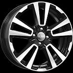 Диски K&K R17 4x100 6,5J ET41 D60,1 K&K КС874 (ZV 17_XRAY) Алмаз чёрный 