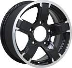 Диски K&K R15 5x139,7 6,5J ET40 D98 К&К Ангара (КС462) Алмаз черный