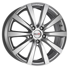 Диск R17 5x114,3 8J ET40 D76 MAK Iguan Silver