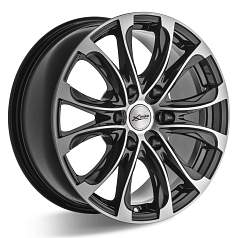 Диск R18 6x139,7 8J ET30 D106,1 X'trike X-134 BK/FP