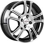 Диски X'trike R15 4x100 6,0J ET45 D60,1 X'trike X-105М BK/FP 