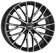Диск R20 5x112 9,5J ET45 D66,6 MAK Speciale-D Black Mirror