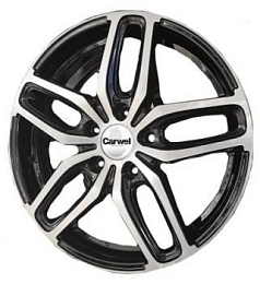 Диск R17 4x100 6,5J ET43 D60,1 Carwel Виви 199 AB