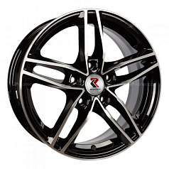 Диск R16 5x105 6,5J ET39 D56,6 RepliKey K131 BK/FP