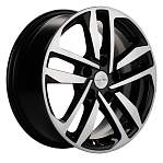Диски Khomen R16 5x108 6,5J ET50 D63,35 Khomen KHW1612 (ZV_16 Focus) Black-FP