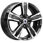 R16 5x114,3 6,5J ET45 D54,1 K&K Оклахома (КС998) алмаз чёрный
