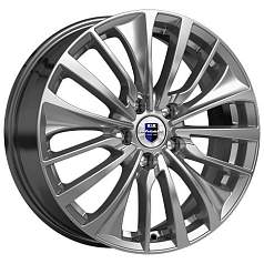 Диск R17 5x114,3 6,5J ET49 D67,1 K&K Flanker (КС1097) дарк платинум