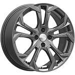 Диски Скад R17 4x100 7J ET41 D60,1 Скад Дунай графит 