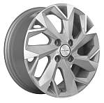 R14 4x100 5,5J ET35 D58,5 Khomen KHW1402 (Lada Granta) F-Silver-FP