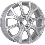 Диски KDW R15 4x100 6J ET50 D60,1 KDW KD1549 (ZV 15_Vesta) (КС945) Silver Painted