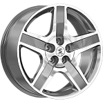 R20 5x108 8,5J ET40 D63,35 Скад Premium Series КР008 (20_ Evoque) Diamond gloss graphite 