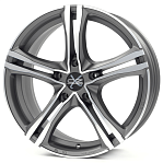 Диски OZ R18 5x120 8J ET45 D79 OZ X5B Matt Graphite Diamond Cut d-XL 