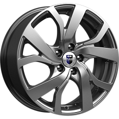 Диск R15 5x100 6J ET43 D57,1 Rapid Палермо-оригинал (КС668) Дарк платинум