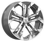R19 5x114,3 7,5J ET40 D64,1 Скад Premium Series КР015 (Haval F7/F7x) Diamond Gloss Graphite
