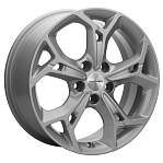 Диски Khomen R17 5x114,3 7J ET46 D67,1 Khomen KHW1702 (ZV 17_ASX) F-Silver
