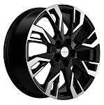 Диски Khomen R18 5x114,3 7J ET45 D66,1 Khomen KHW1809 ( 18_ZV X-trail ) Black-FP