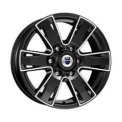 Диск R17 6x139,7 7J ET38 D100,1 Rapid Севенна-оригинал (КC726) алмаз черный
