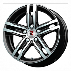 Диск R15 5x100 6J ET38 D57,1 RepliKey B178 BK/FP