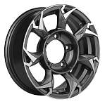 R15 5x139,7 5,5J ET5 D108,1 Khomen KHW1505 (Suzuki Jimny) Gray-FP