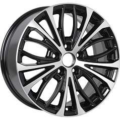 Диск R17 5x114,3 7,5J ET46 D67,1 KDW KD1723 (ZV 17_Hyundai i40) (КС873) Black Front Polished