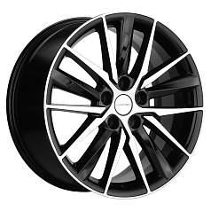 Диск R18 5x112 8J ET48 D57,1 Khomen KHW1807 (VW Passat) Black-FP